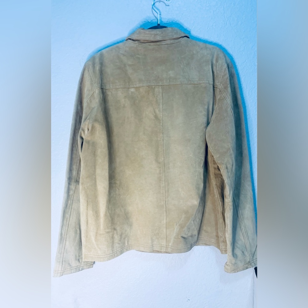 Brandon Thomas Tan Floral Embroidered Jacket - Picture 4 of 6